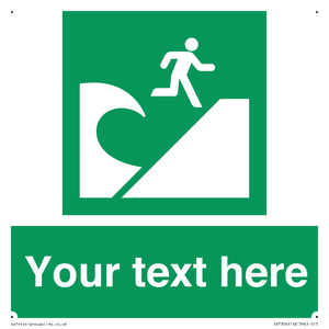 Custom Safe Condition Tsunami evacuation area